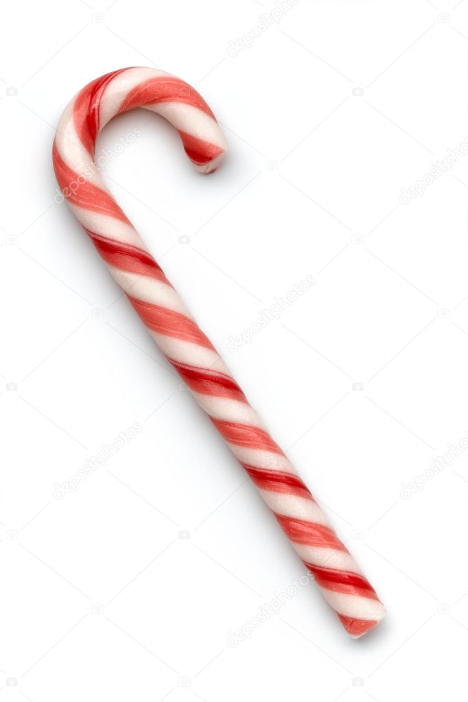 Christmas Candy With Clipping Path Stock Photo - Download Image