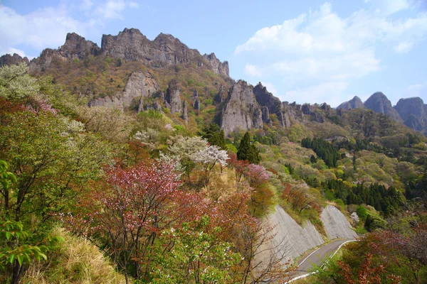 Crag mountain of spring — Stock Photo, Image