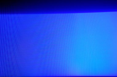 otantik mavi statik bir tv ekranında