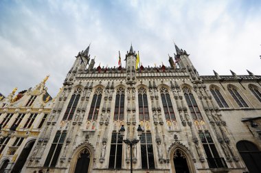 Brugge Stadhuis - finest town halls in Belgium clipart