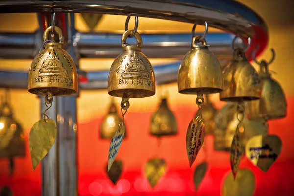 Goldene Glocken in Bangkok — Stockfoto