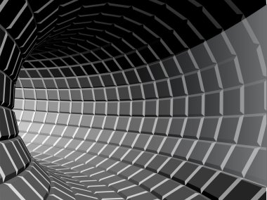 Abstract tunnel background clipart