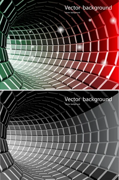 Abstrakter Tunnelhintergrund — Stockvektor