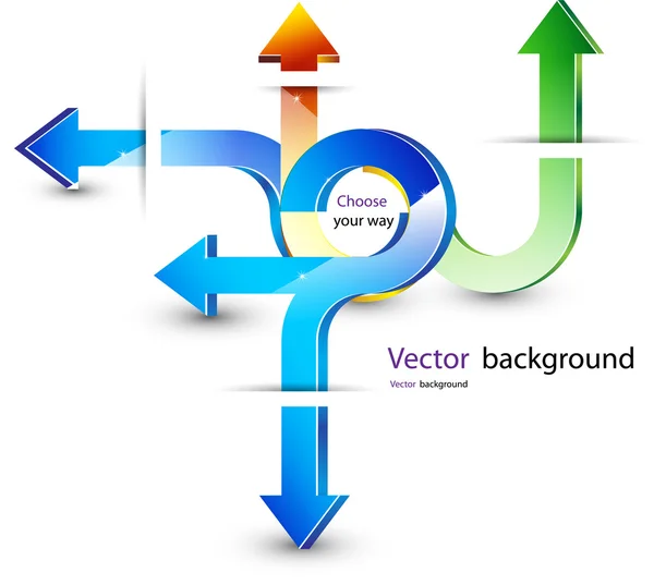 Směr šipky — Stockový vektor
