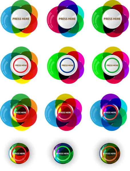 Bottons fleur — Image vectorielle