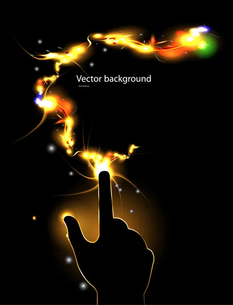 Flash hand — Stock vektor