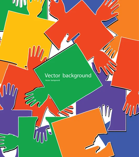 Puzzel kleur vectorillustratie — Stockvector