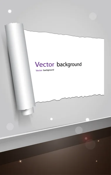 Roztrhané tapety vektorové ilustrace — Stockový vektor