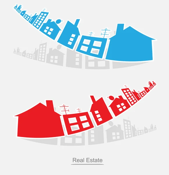 Immobilien — Stockvektor