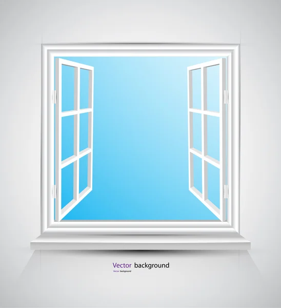 Fenster öffnen — Stockvektor