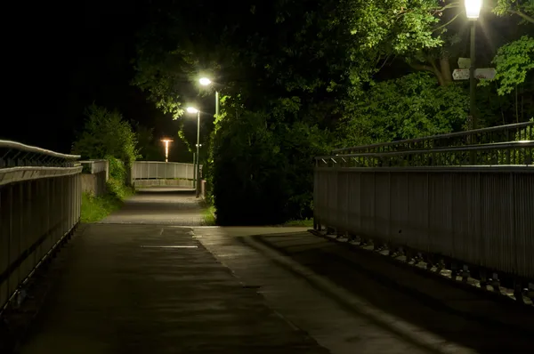 Gece sokak görünümü — Stok fotoğraf