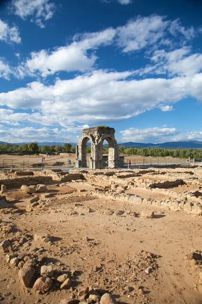 Cidade romana antiga de caparra — Fotografia de Stock