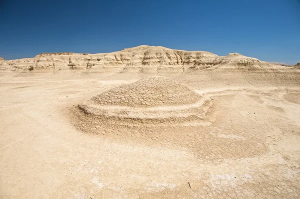 Bardenas будівля пустелі — стокове фото