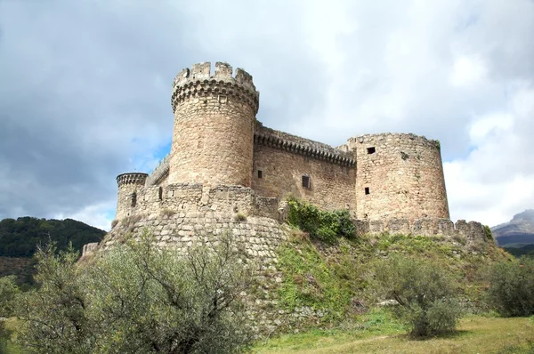 Mombeltran 的城堡 — 图库照片