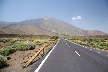 Teide road clipart