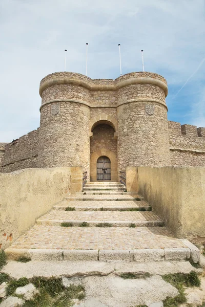 Chinchilla castelo frente — Fotografia de Stock