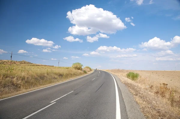Cloud over road — Stock Photo, Image