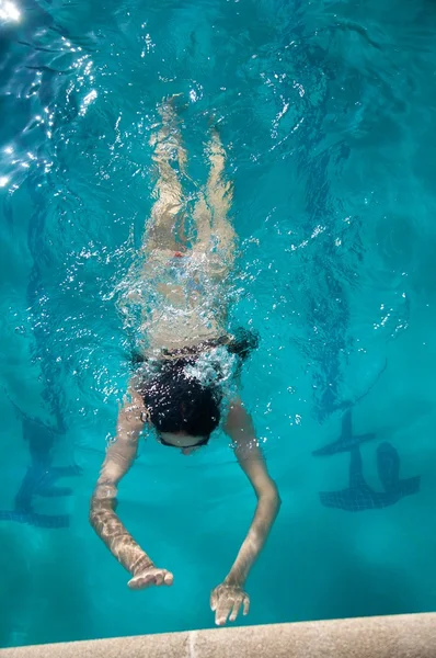 Koniec pływanie — Zdjęcie stockowe