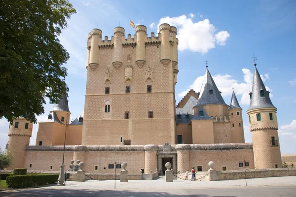 Fronte del castello di Segovia — Foto Stock