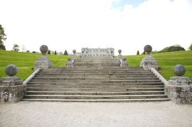 Great classic stone stairs clipart