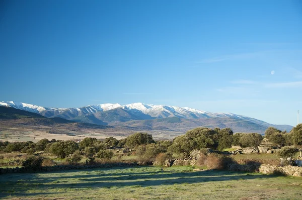 Gredos snow mountains — Stock Photo, Image