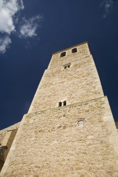 Belmonte church tower front — Stock Photo, Image