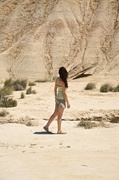 Піші прогулянки в пустелі — стокове фото