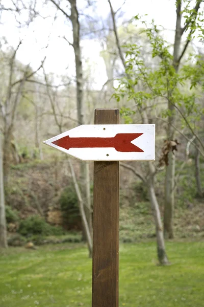 Left arrow sign — Stock Photo, Image