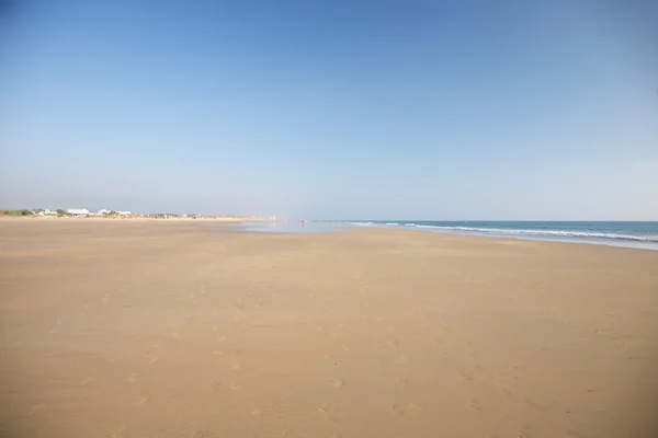 Eenzame castilnovo strand — Stockfoto