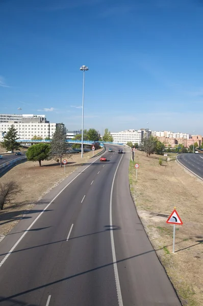 Madrid highway — Stockfoto