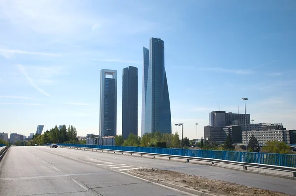 Madrids neue Skyline — Stockfoto