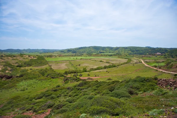 Menorca zelená krajina — Stockfoto