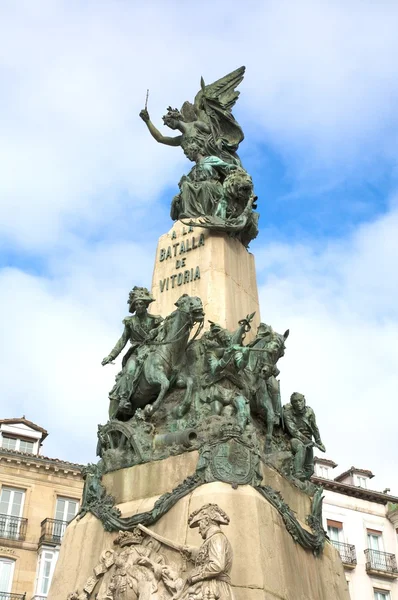 Monument voor de slag bij vitoria — Stockfoto