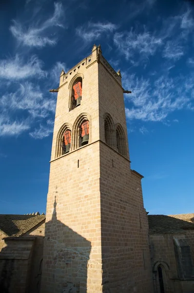 Torre do sino do castelo de Olite — Fotografia de Stock