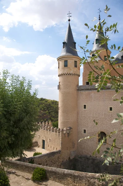 Torre castelo de segovia — Fotografia de Stock