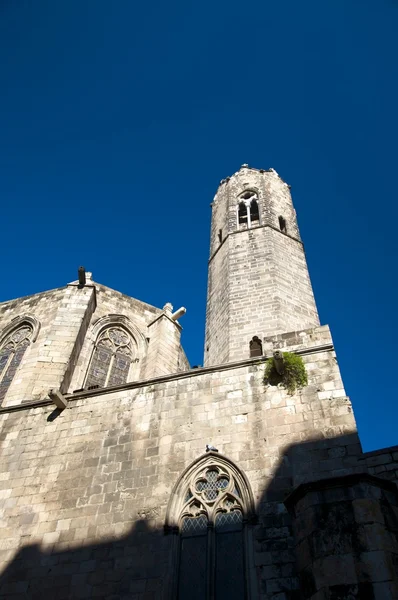 Torre da catedral de barcelona — Fotografia de Stock