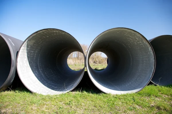 Pipelines watching — Stock Photo, Image