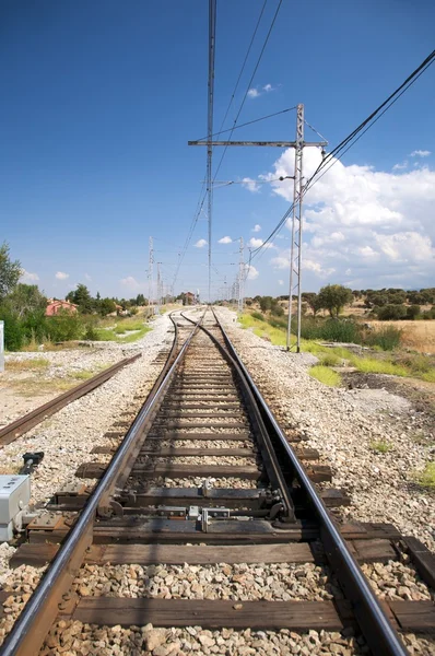 Spoorweg branch — Stockfoto
