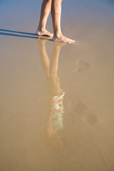 Sand spegel — Stockfoto