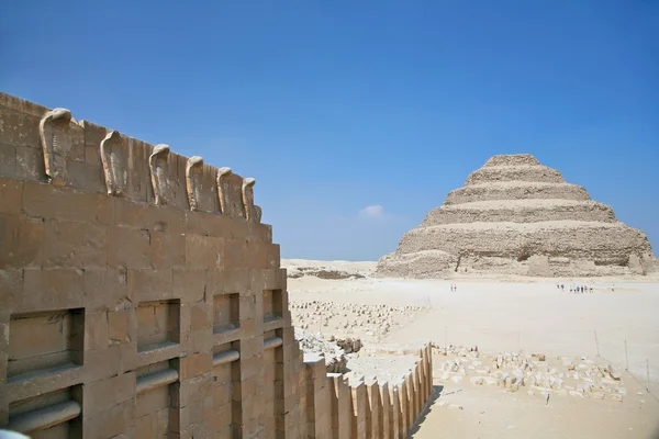 Pirâmide de Saqqara — Fotografia de Stock