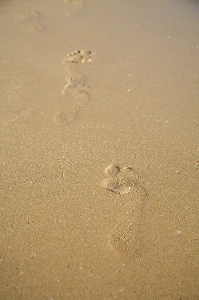 Steps on the beach — Stock Photo, Image