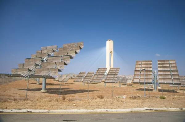 Sun power plant — Stock Photo, Image