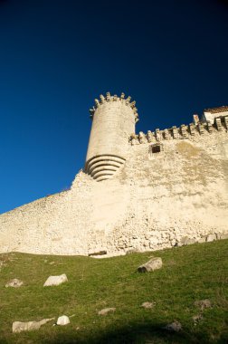 Detail of cuellar castle clipart