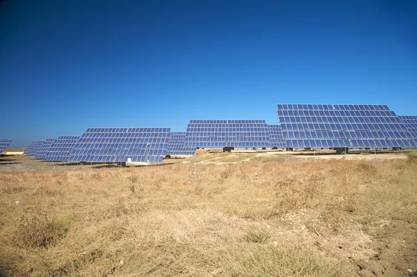 Solar panels in cadiz — Stock Photo, Image