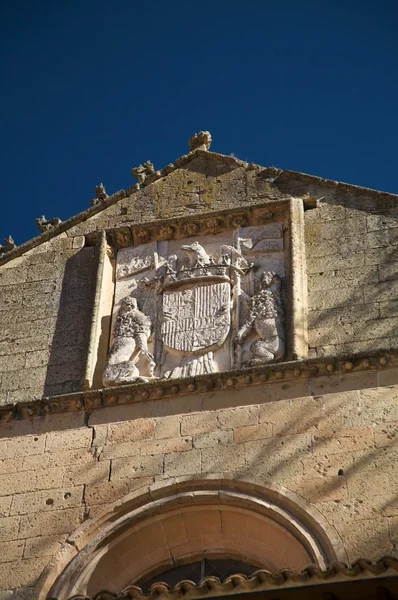 Spanisches Schild bei Segovia — Stockfoto