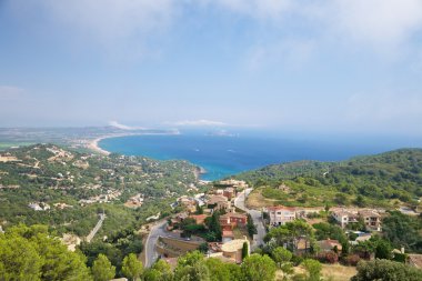 Coastline from Begur clipart