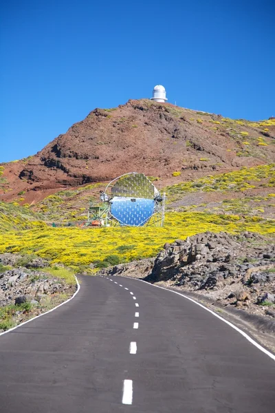 Dois observatórios em La Palma — Fotografia de Stock