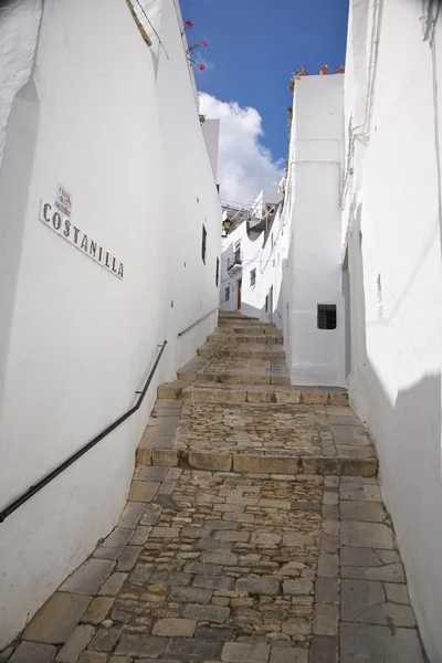 Upstairs street at Vejer village — Stock Photo, Image