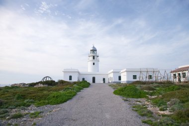 beyaz deniz feneri binalar