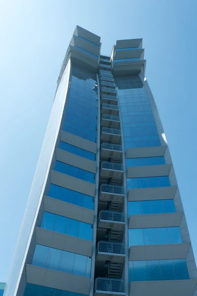 Blue crystal tower — Stock Photo, Image